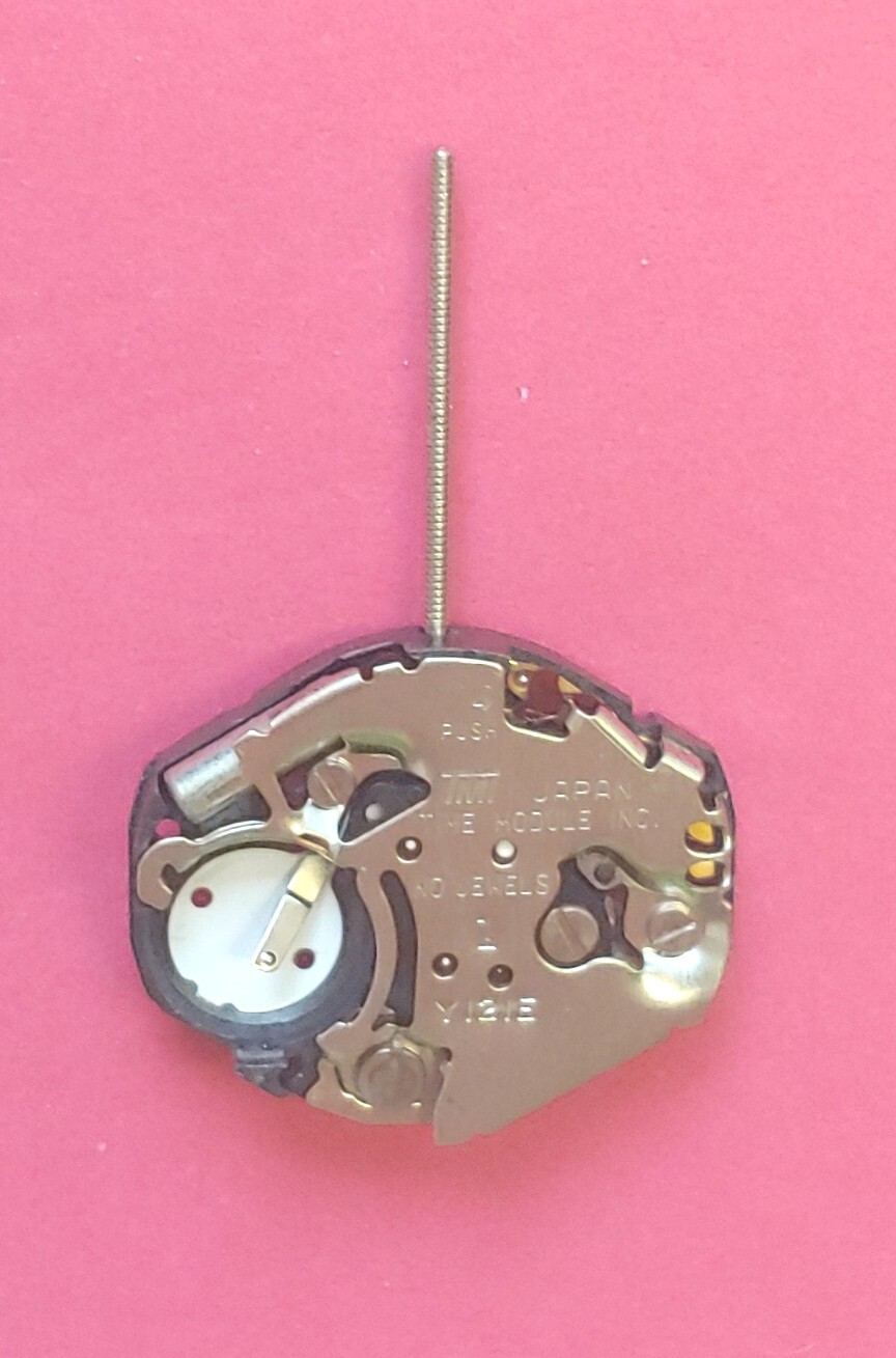 TMI Y121E Quartz Movement Complete. 3 Hand. Sets, Runs, Keeps Time 24 Hrs.