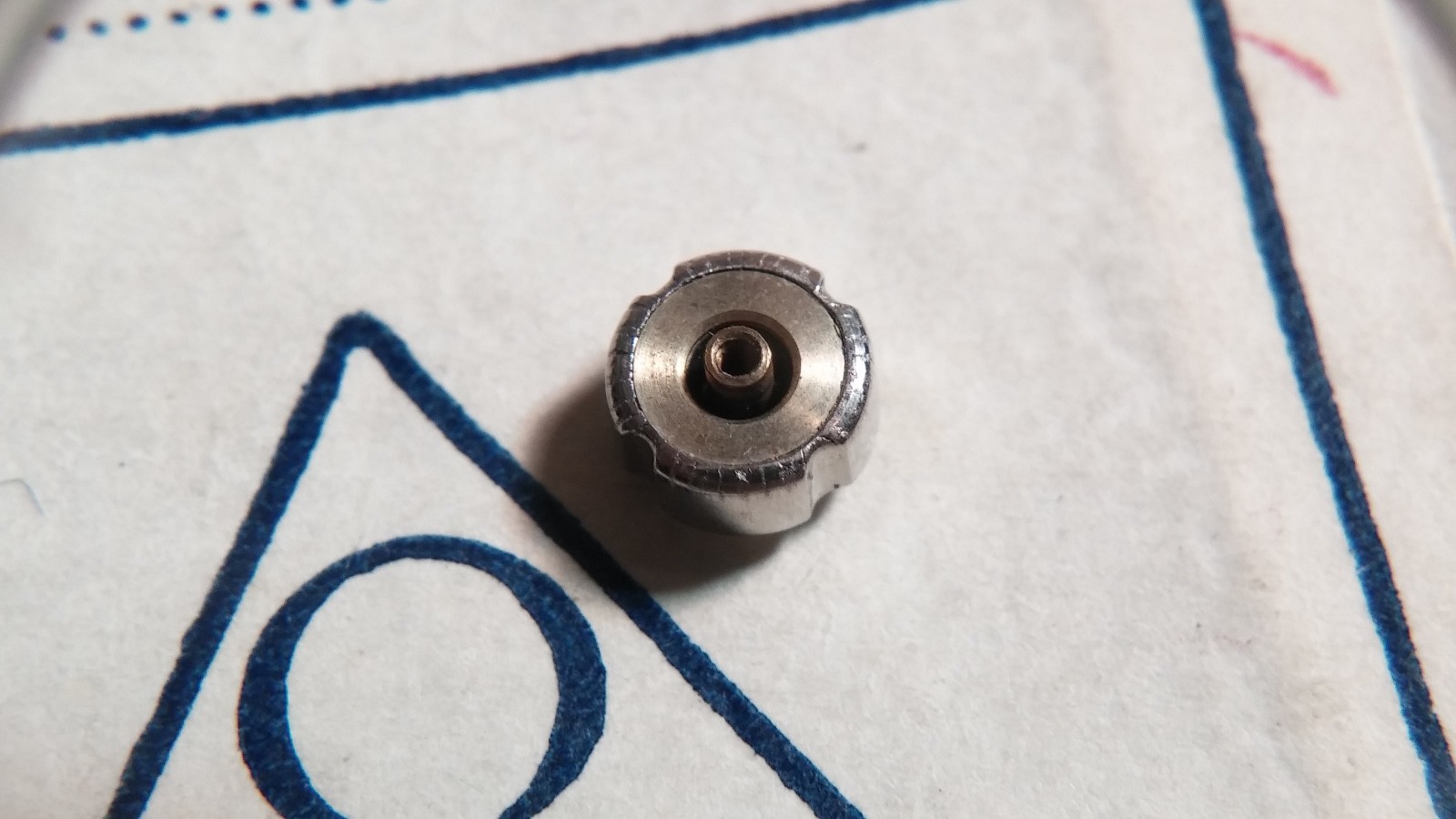 Genuine Omega Mercedes CLOVER CROWN-S/S limited edition 5.7mm-5.9mm approx diame