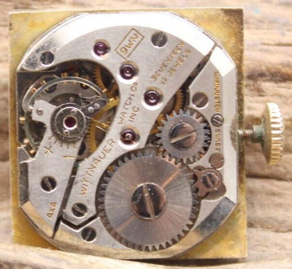 WITTNAUER WATCH MOVEMENT AXA 9WN SWISS 17j 18.7×21.4mm (DO3)