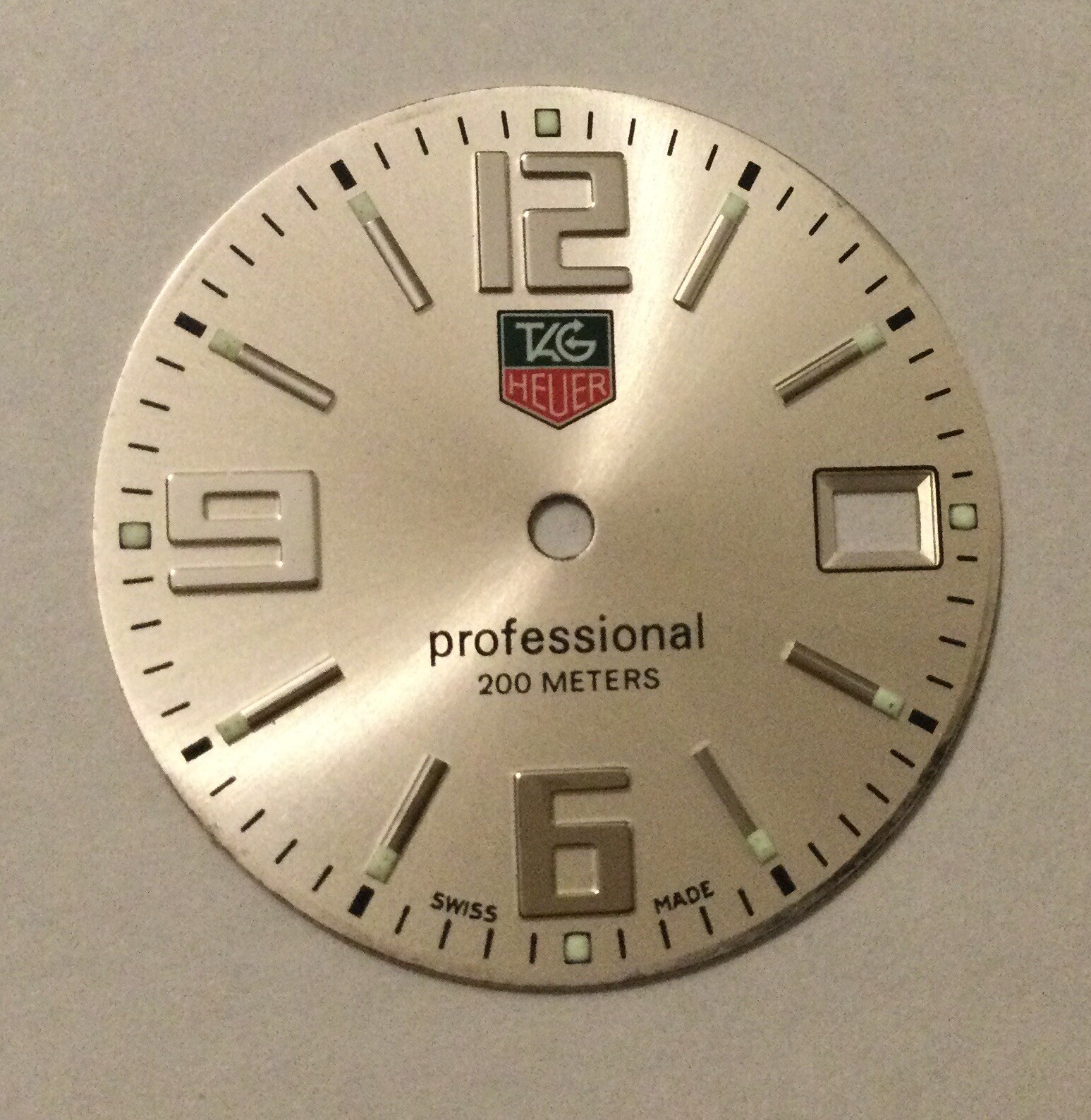 TAG Heuer watch dial 25.5mm Genuine Broken dial Post