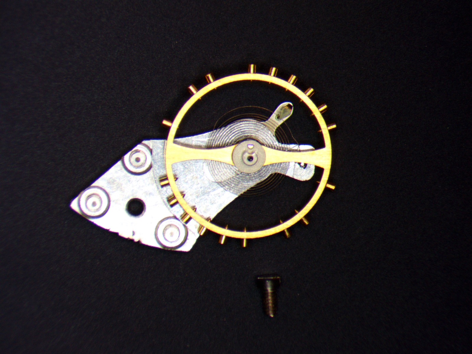 Longines Cal. 280 0721 Balance with flat hairspring parts repair