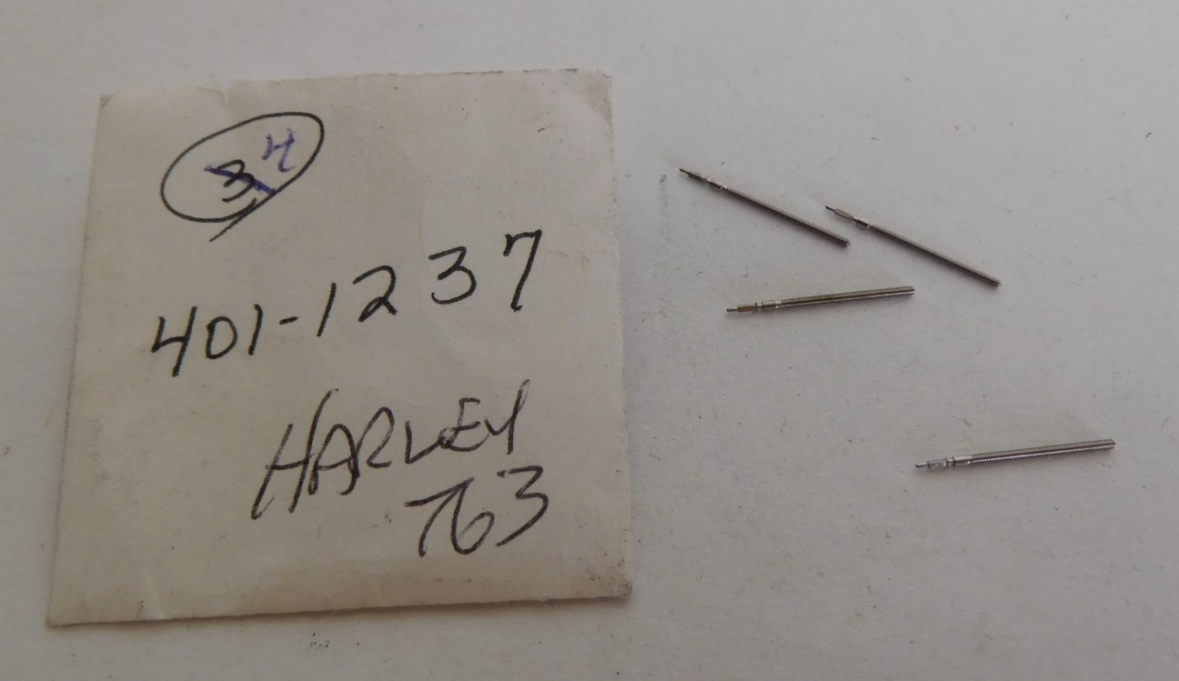 RONDA 762 PART # 401 WINDING STEMS 4 PIECES NEW OLD STOCK
