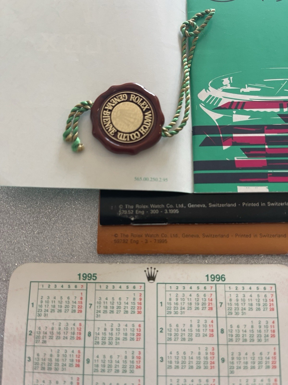 Rolex Explorer Booklet Set From 1995 SDJ24
