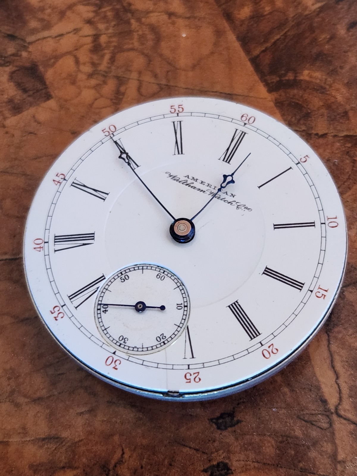 Waltham 18s 15j Frosted “P.S Bartlett” Hunter Pocket Watch Movement (Not…