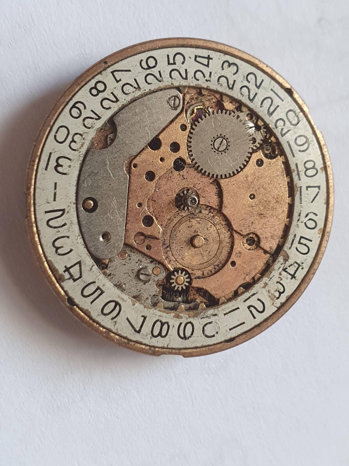 ENICAR cal 125 watch automatic movement only Rusted project