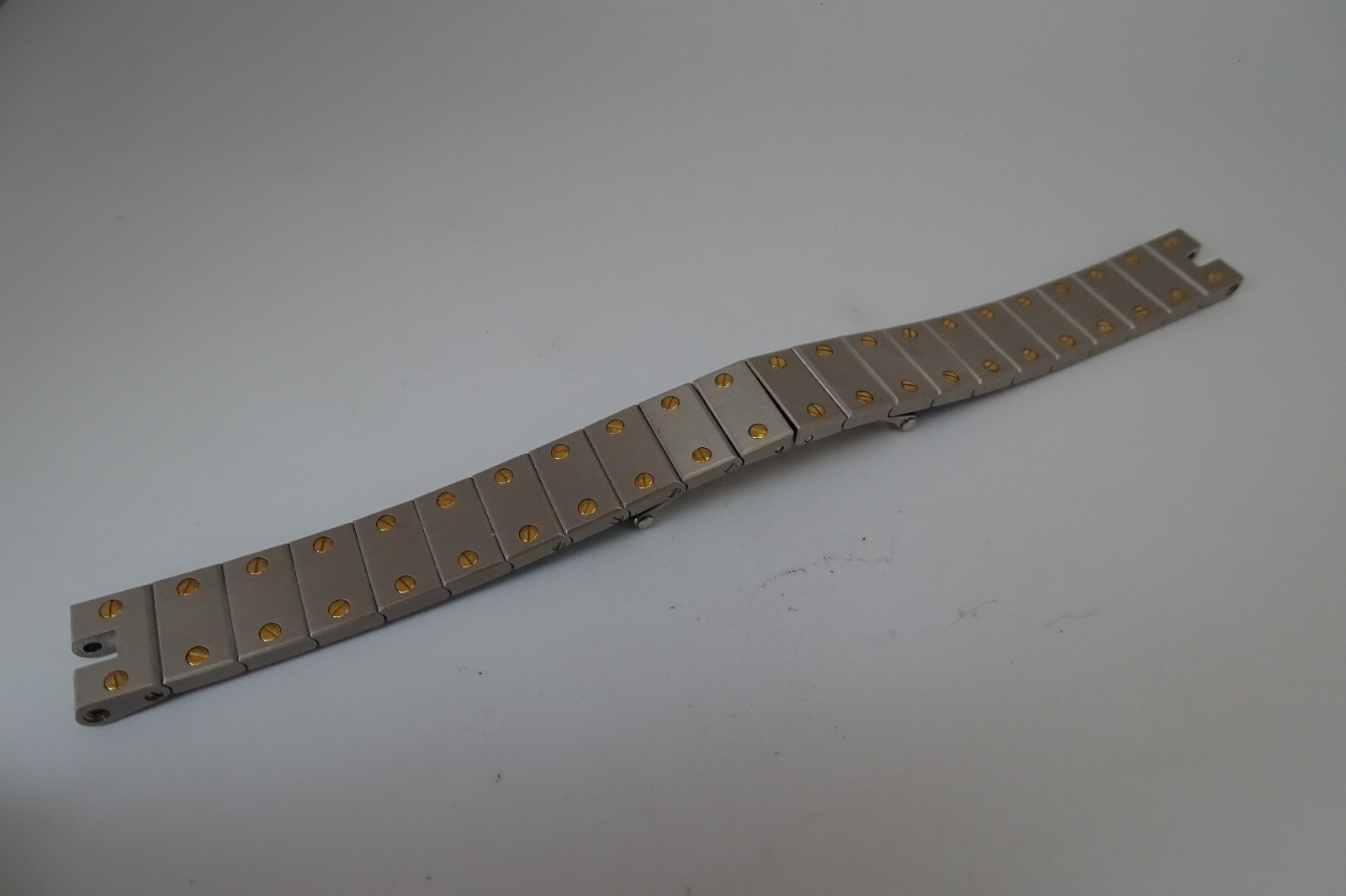 Cartier Santos Ronde 18k Gold & S. Steel Bracelet Original 12mm