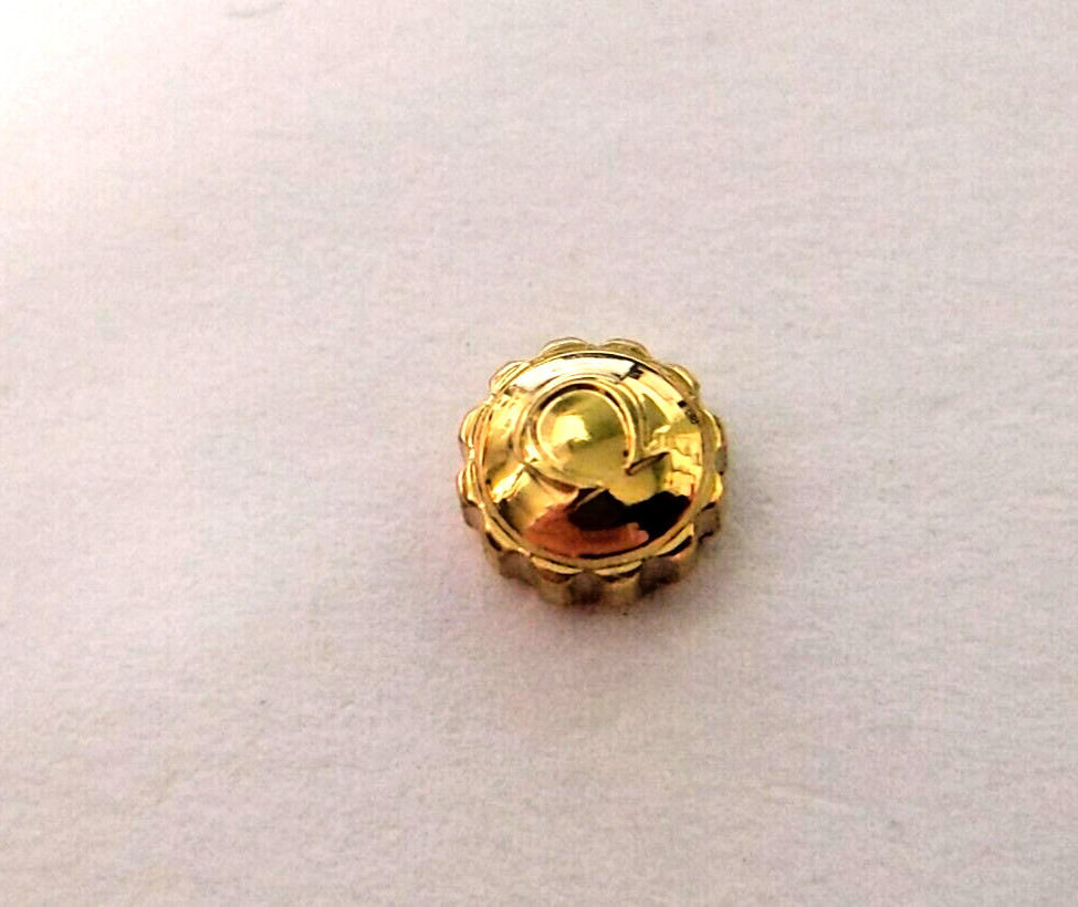 Swiss Made Unbranded Crown to fit Omega Yellow 5.0mm x 2.0 T10Y flower shape