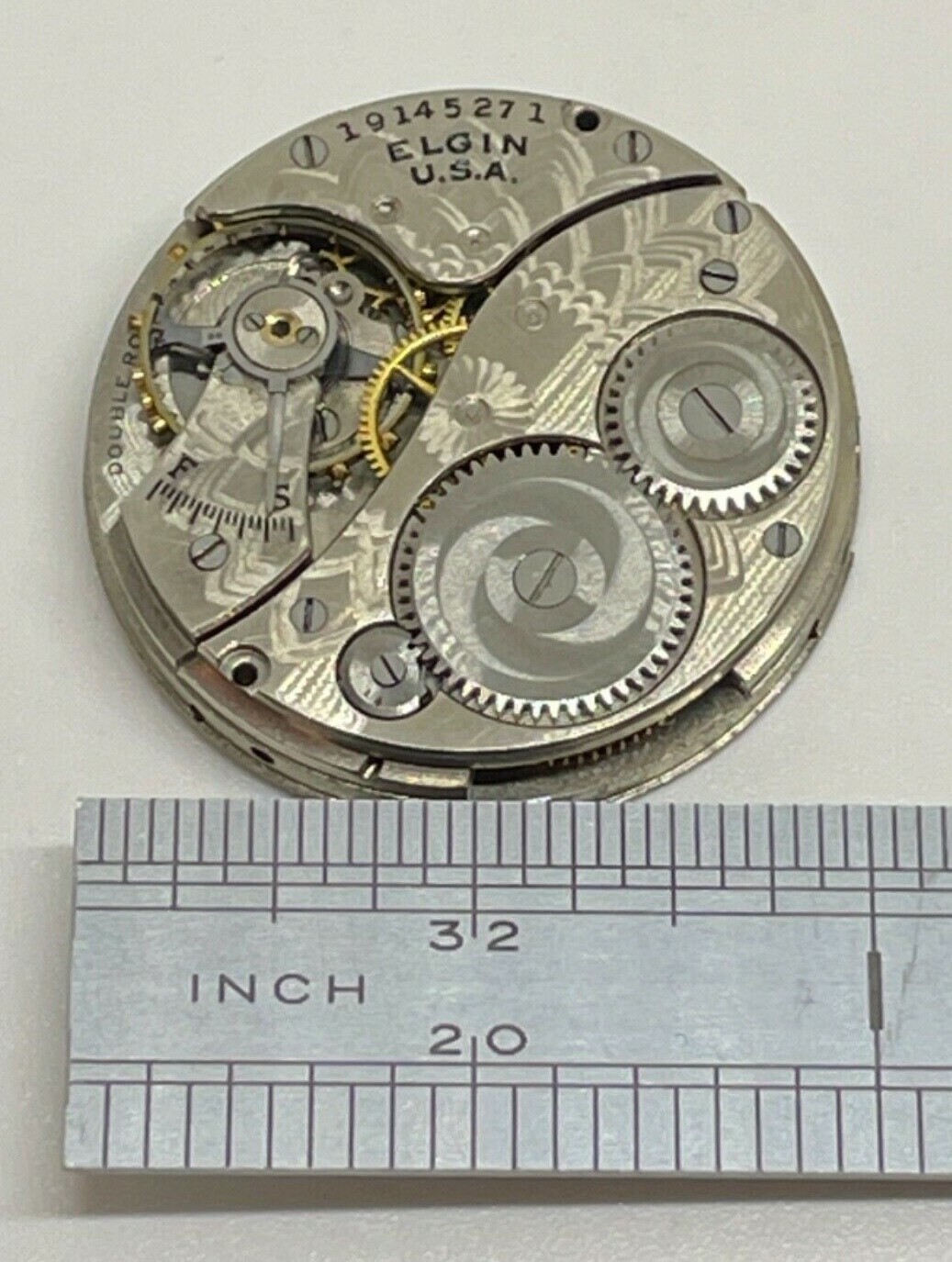 Elgin Movement Double Roller USA