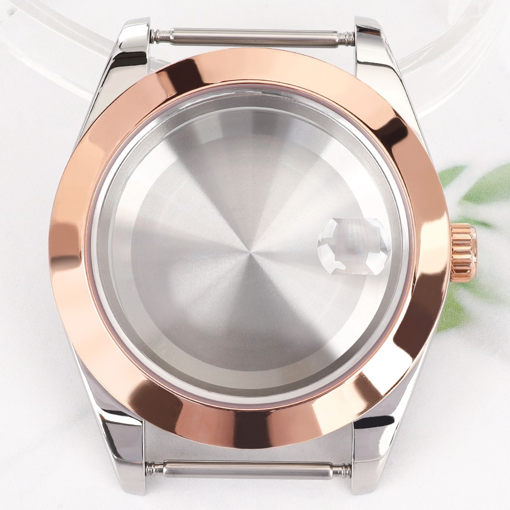 36mm/39mm Oyster Watch Case Smooth Bezel Sapphire 10ATM For SII NH35 Miyota8215