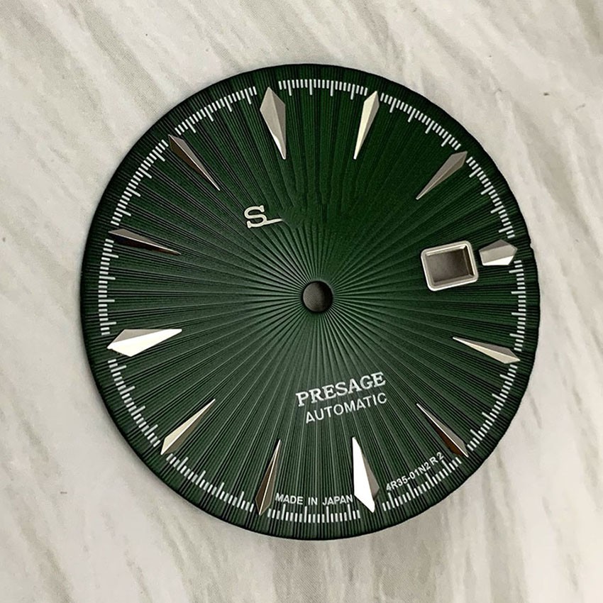 Watch Dial 35mm Nail Literal Assembly 40mm Case for NH35/NH36 Automatic Movement