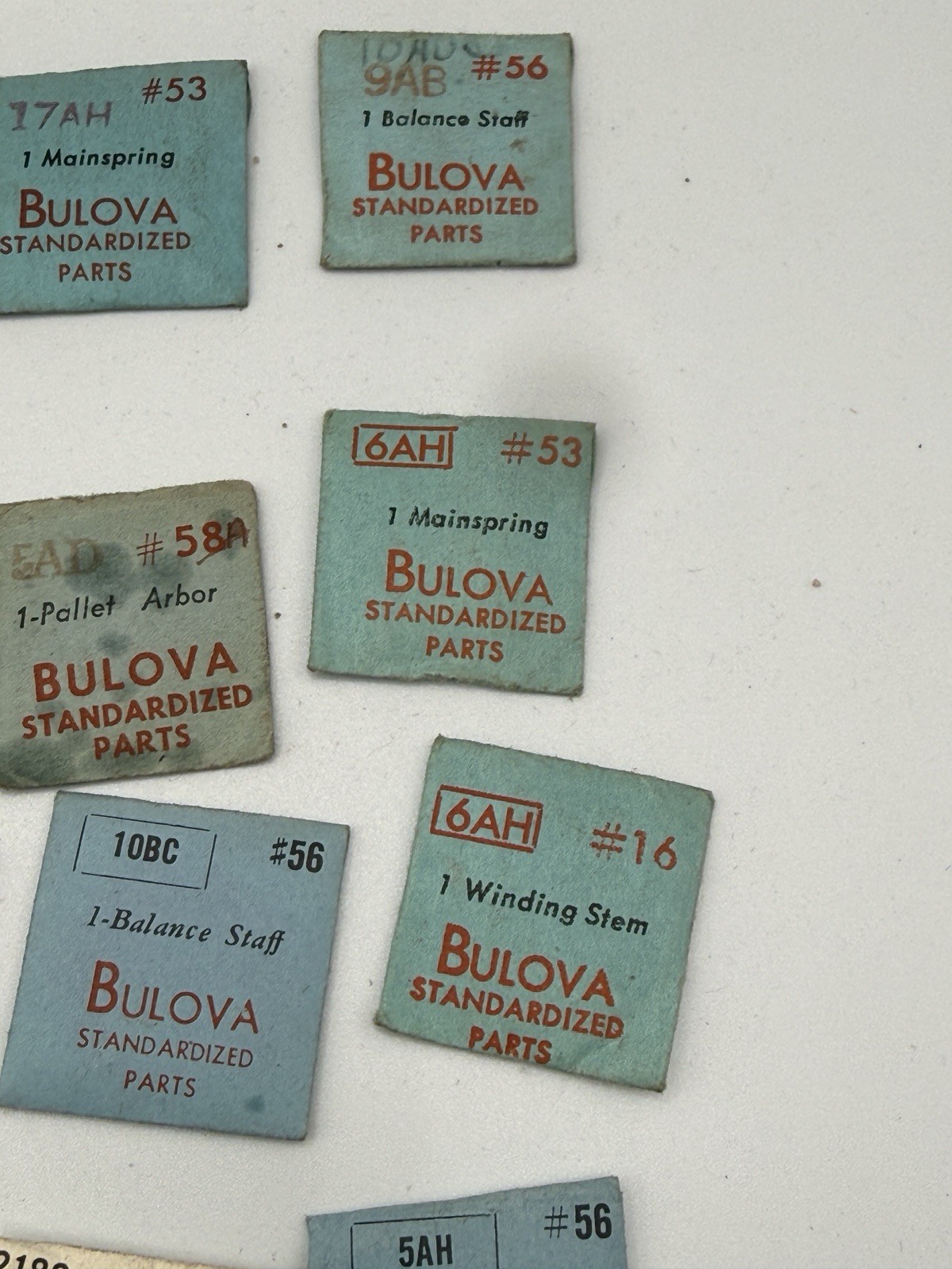 Lot # 11 -VTG Lot #12 – Bulova, Accutron & Caravelle NOS Parts