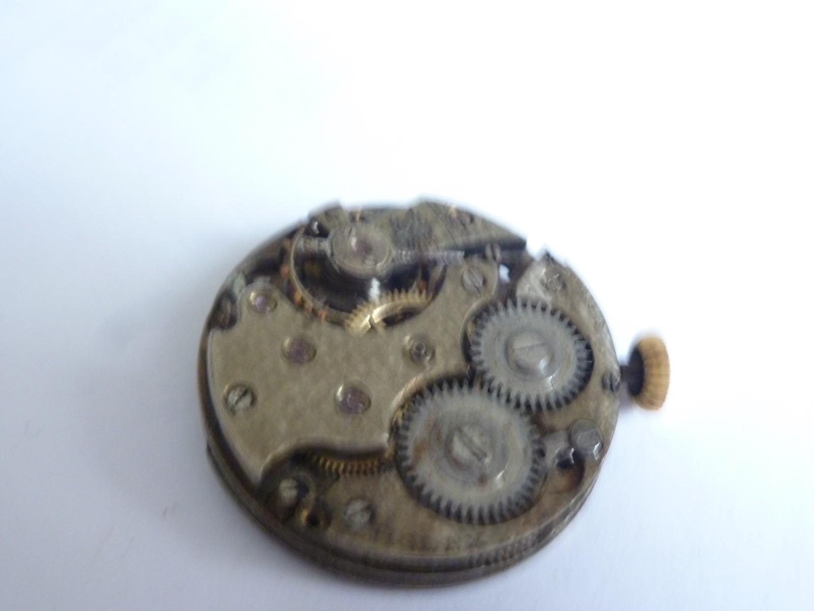 25mm Rolex Patent Manual Wind Movement PARTS defect not work balance broken