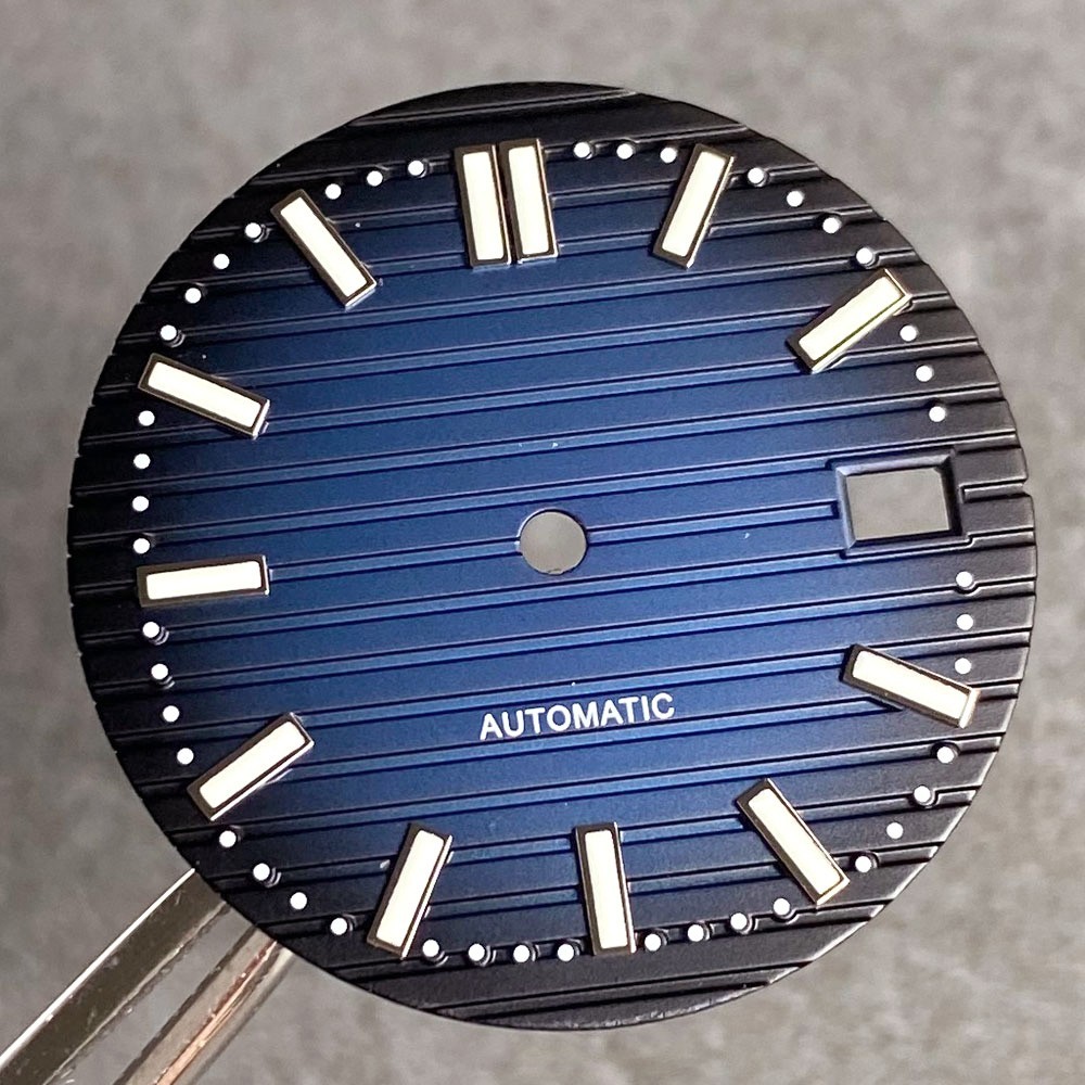 29.2mm Black Blue White Watch Dial Luminous for NH35 ETA 2824 PT5000 MIYOTA 8215