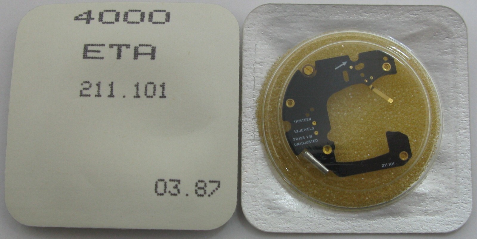 new vintage circuit 4000 for Quartz ETA 211.101