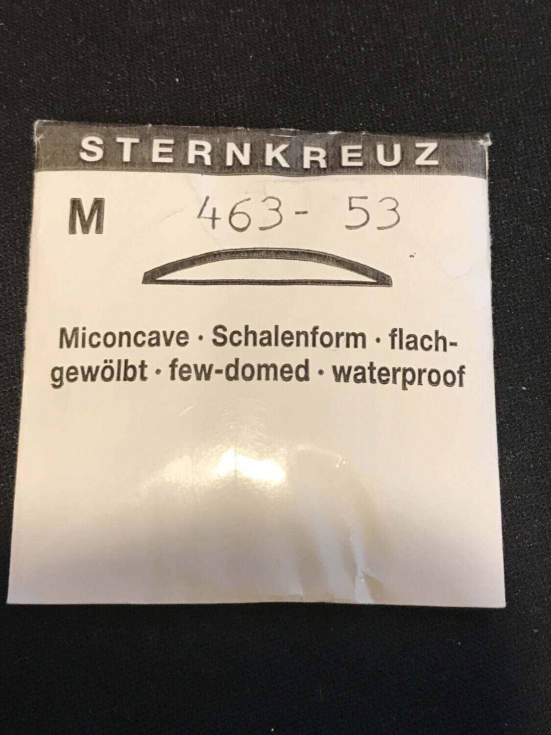 Sternkreuz 53 Miconcave 46.3mm Acrylic Pocket Watch Crystal – New