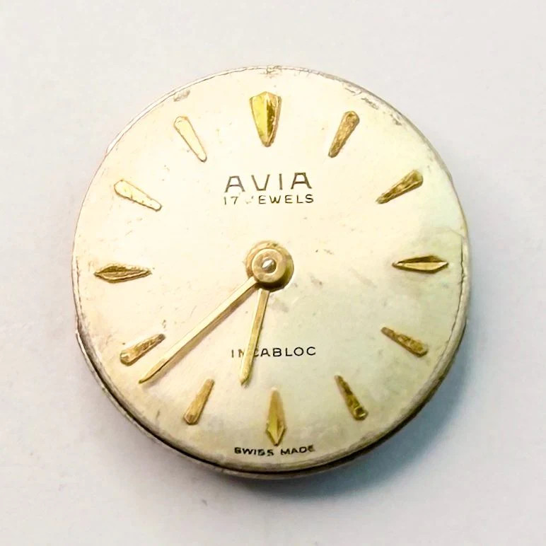 AVIA 17 Jewel Felsa 4062 Manual Wind Watch Movement, 15.5mm, Swiss Made
