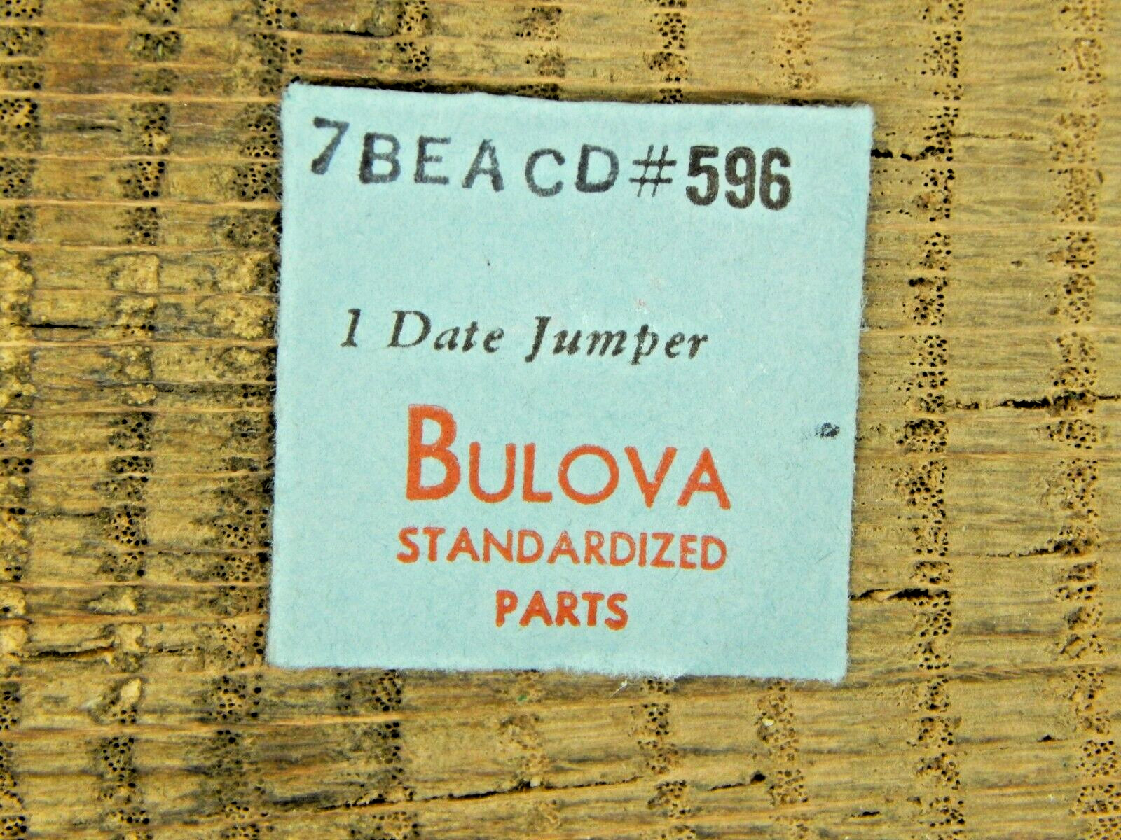 Genuine Bulova 7BEACD Date Jumper Part 596 Watch part NEW OLD STOCK