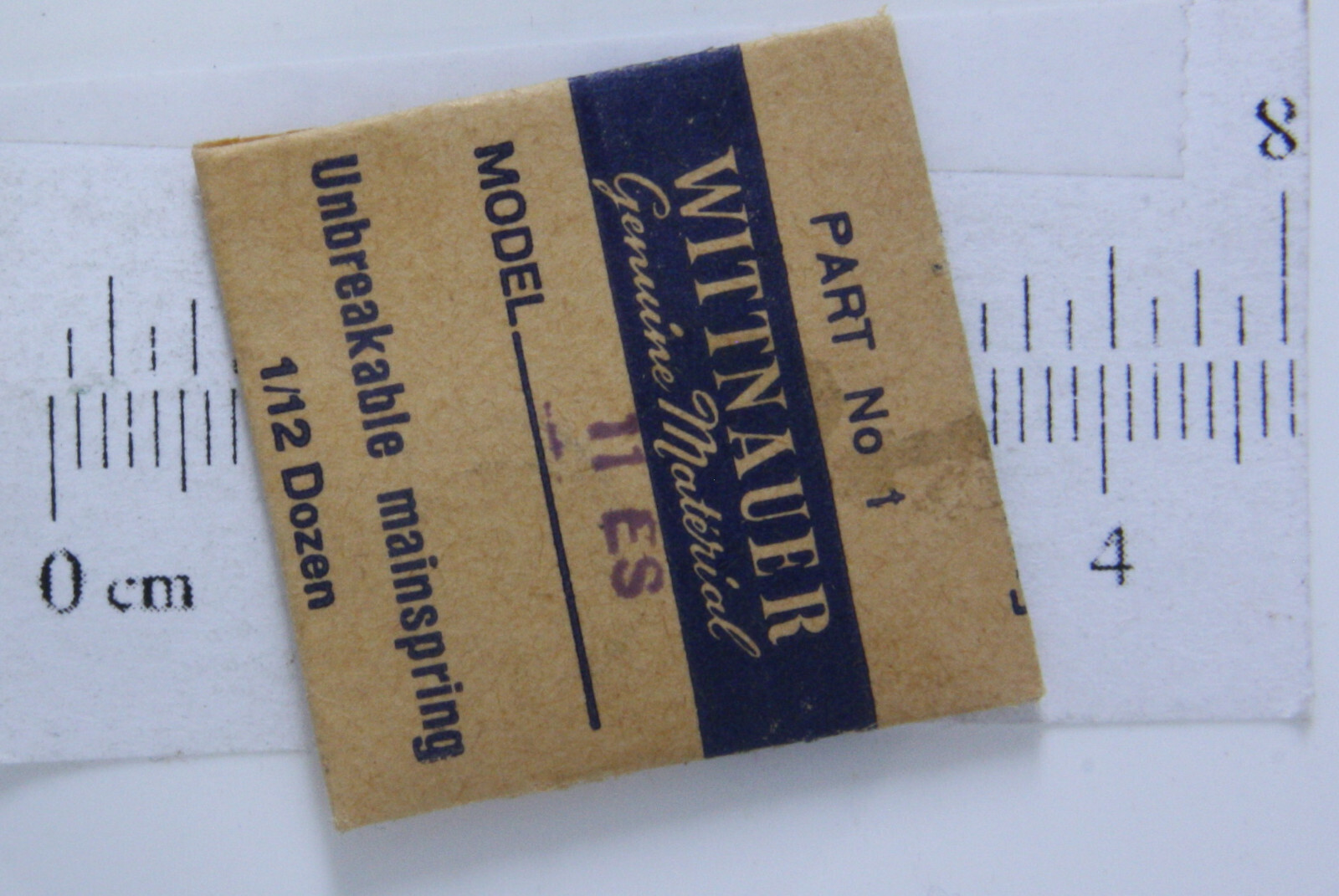 Watch Wittnauer 11es , 11D, 11esk , 11k Mainspring- -1 one