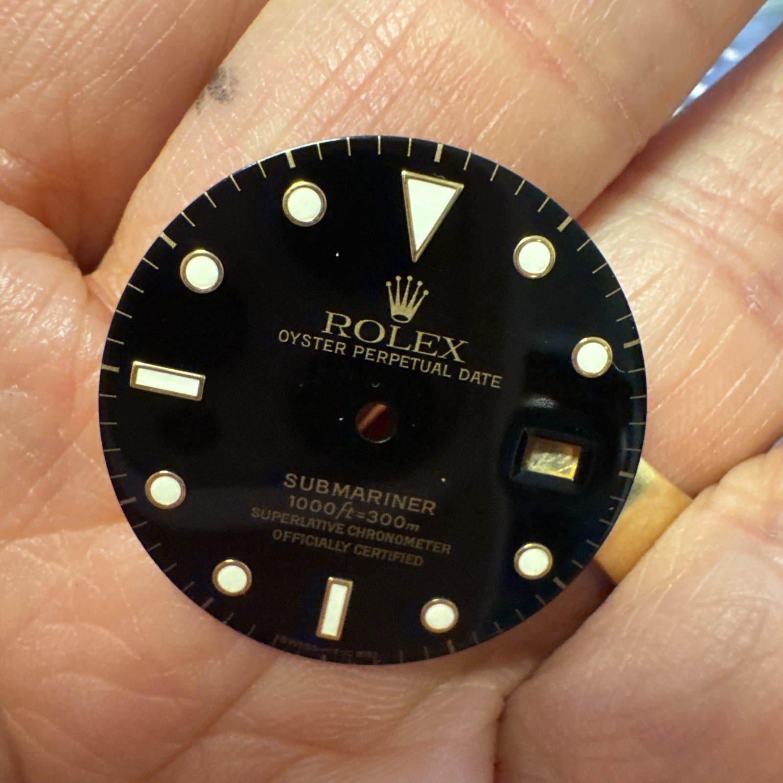Original Rare Rolex Oyster Submariner 16618 16613 dial excellent condition (S3)