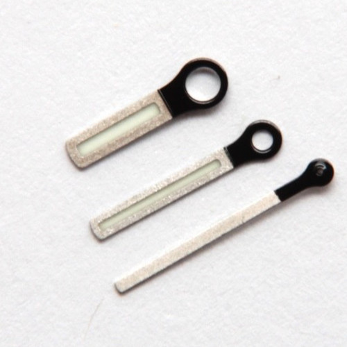 OEM GENUINE IKEPOD MANATEE WATCH HANDS DIAMOND DUST FINISH 0.90 x 1.50 x 0.25