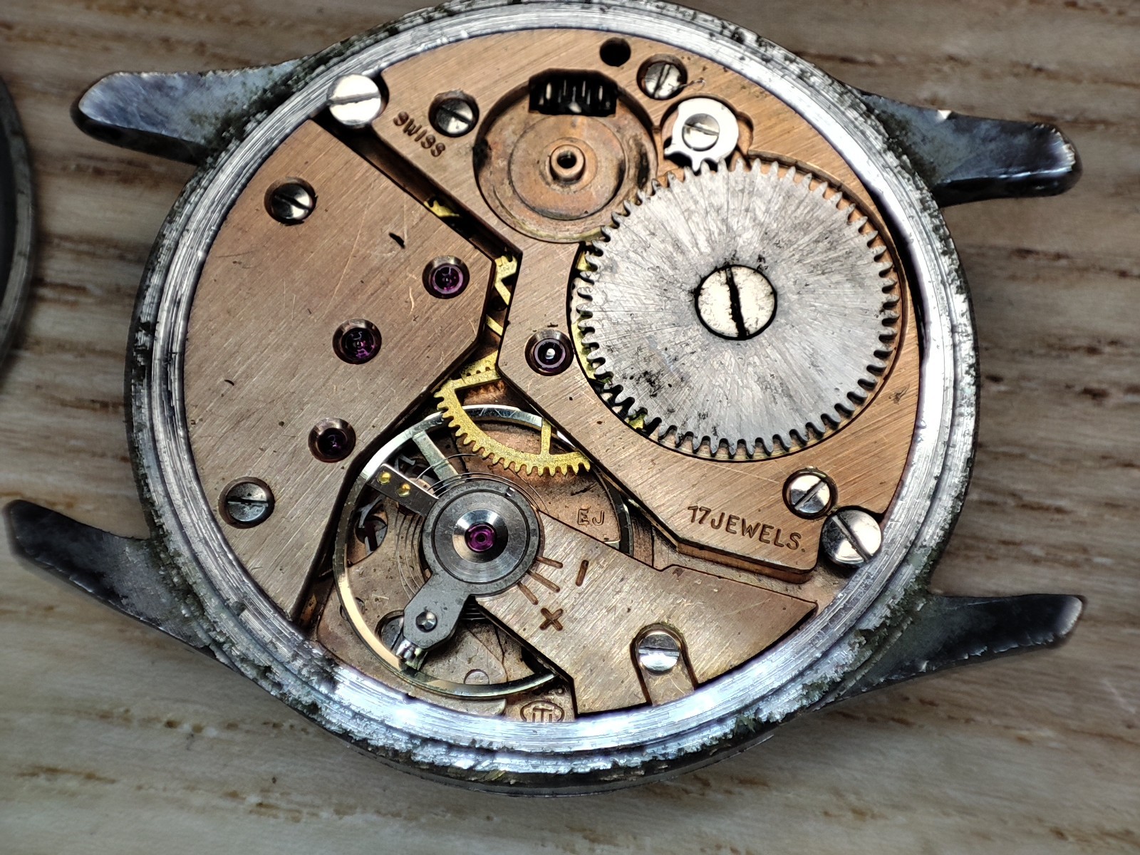 Unitas UT 6325 Watch movement amer – 32.5 mm – for parts and spares