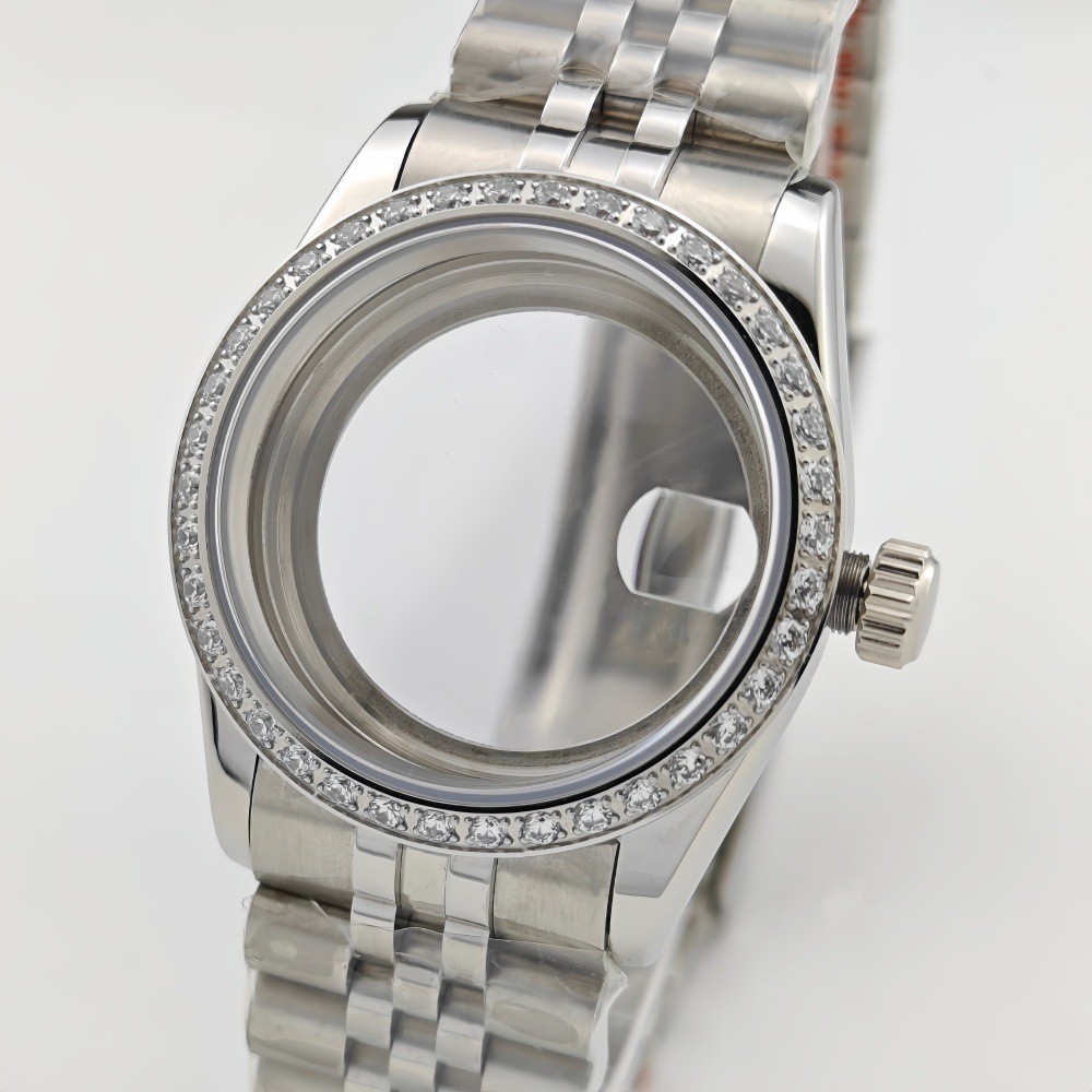 Movement 36mm stainless Steel Watch Case For Nh35 Nh36/38