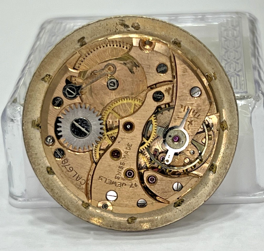 Manual Cal.678 Movement & Dial Perseo Swiss Made Selling For Parts