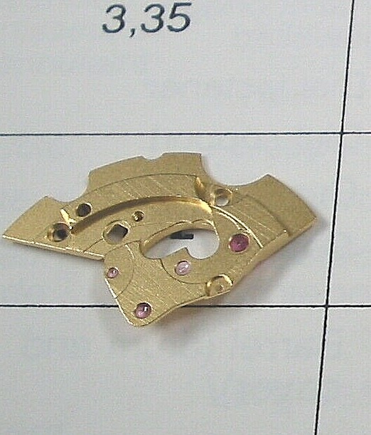 ETA 2824-2; new barrel bridge or train wheel bridge or automatic bridge in y/wh