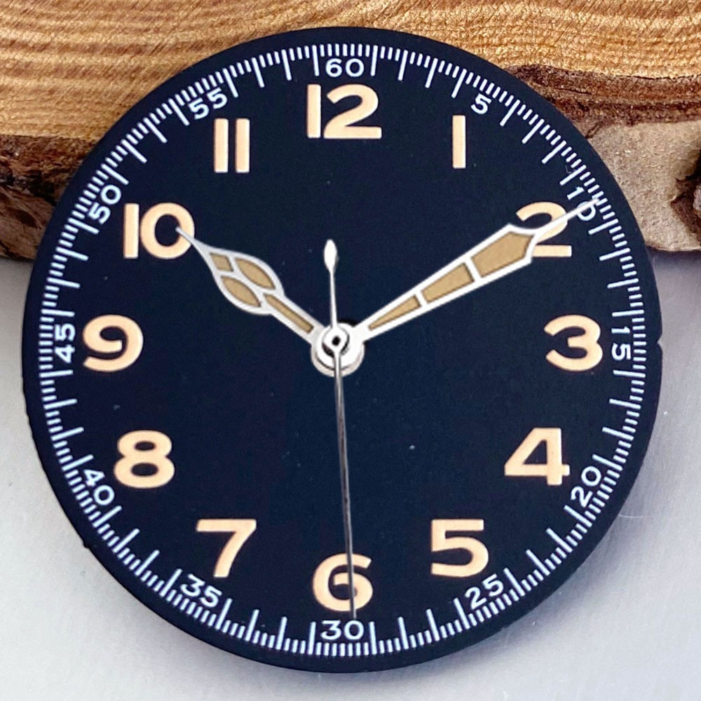 29mm MOD Watch Dial Hand Lume Fit NH35 NH36 NH38 PT5000 for Pilot Dive Watch