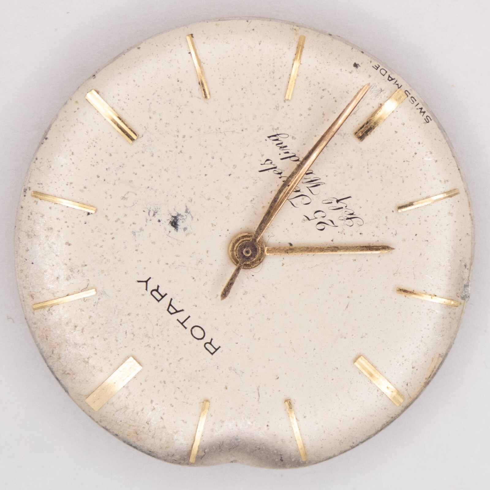 Vintage Rotary Cal. 575 25-Jewel Automatic Wristwatch Movement, Parts / Repair