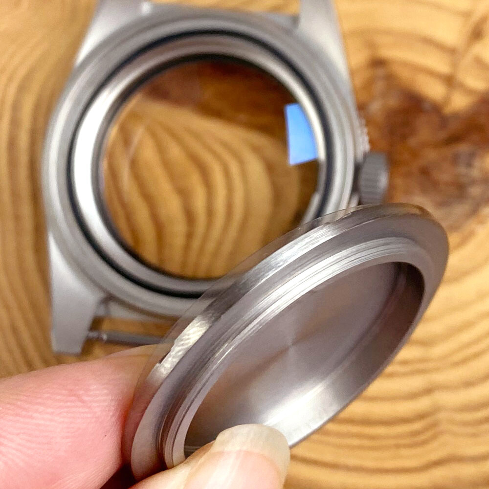62MAS Titanium 200M Diver Watch Case 41mm Fit NH35 PT5000 2824 Domed AR Sapphire