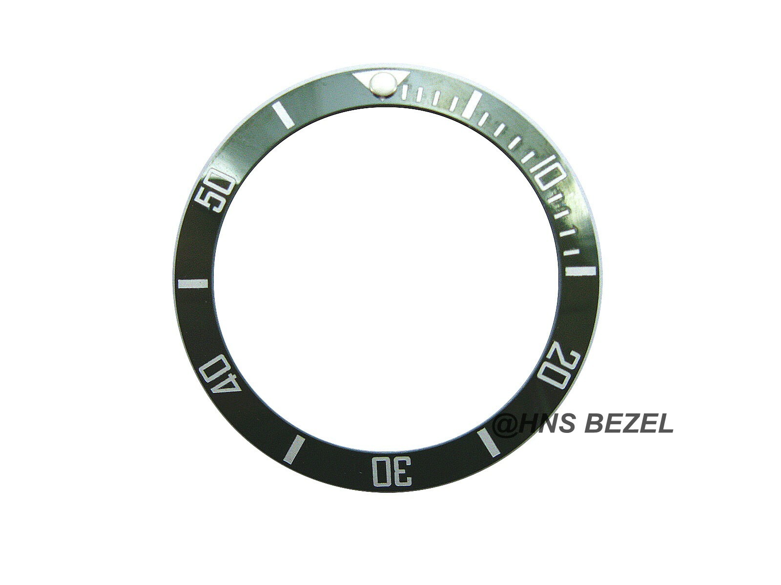 CERAMIC GREEN BEZEL INSERT FOR ROLEX SUBMARINER WHITE NUMBERS ENGRAVED