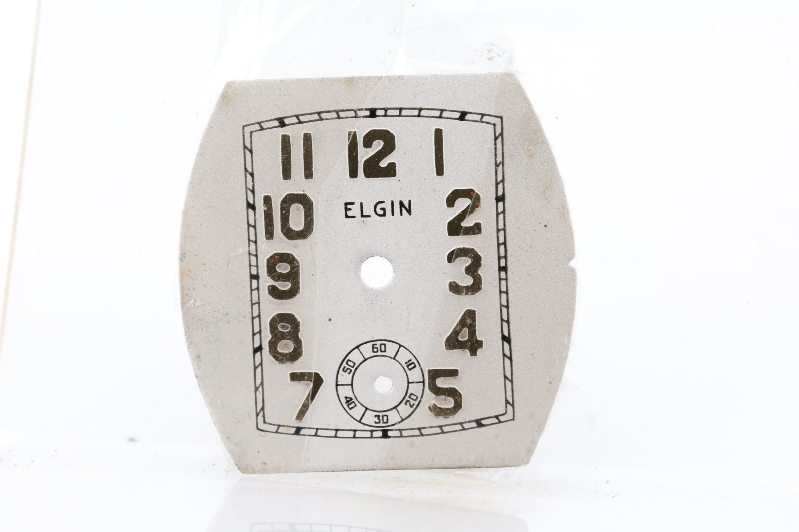 ELGIN ART DECO NOS WRIST WATCH DIAL 26.75×26.56mm (KX)