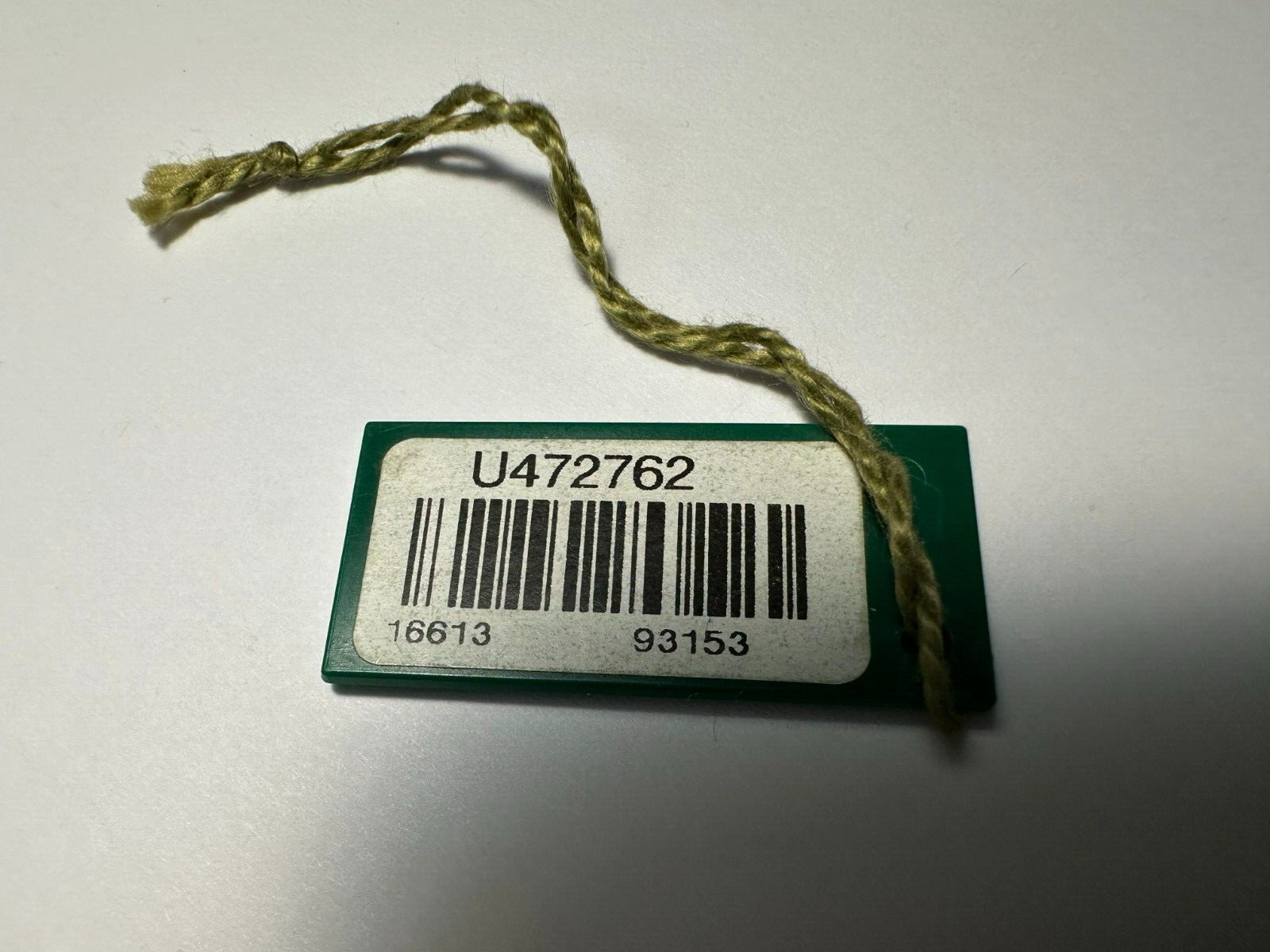 AUTHENTIC ROLEX SUBMARINER 16613 OYSTER SWIMPRUF GREEN HANG TAG