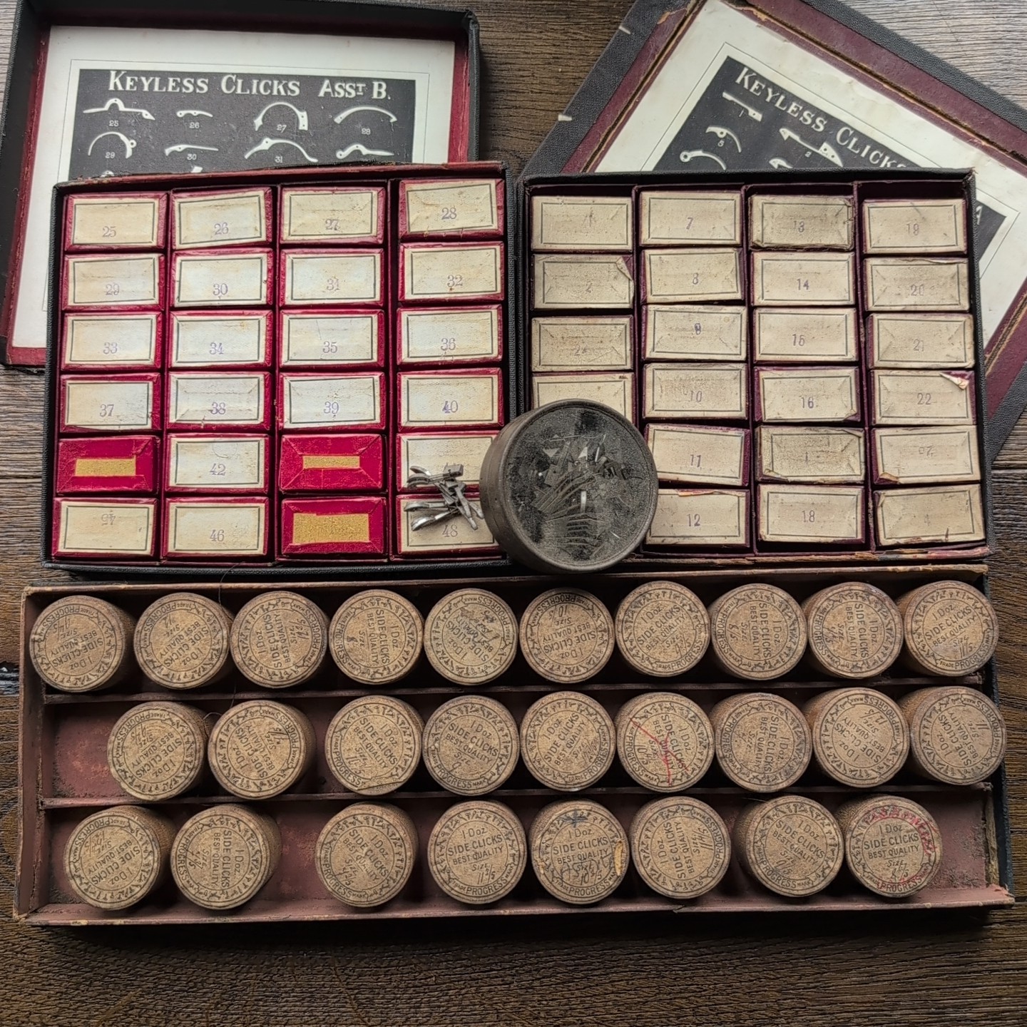 Pocket Watch Clicks – Large Lot of NOS Antique Watch Parts (DQ9)