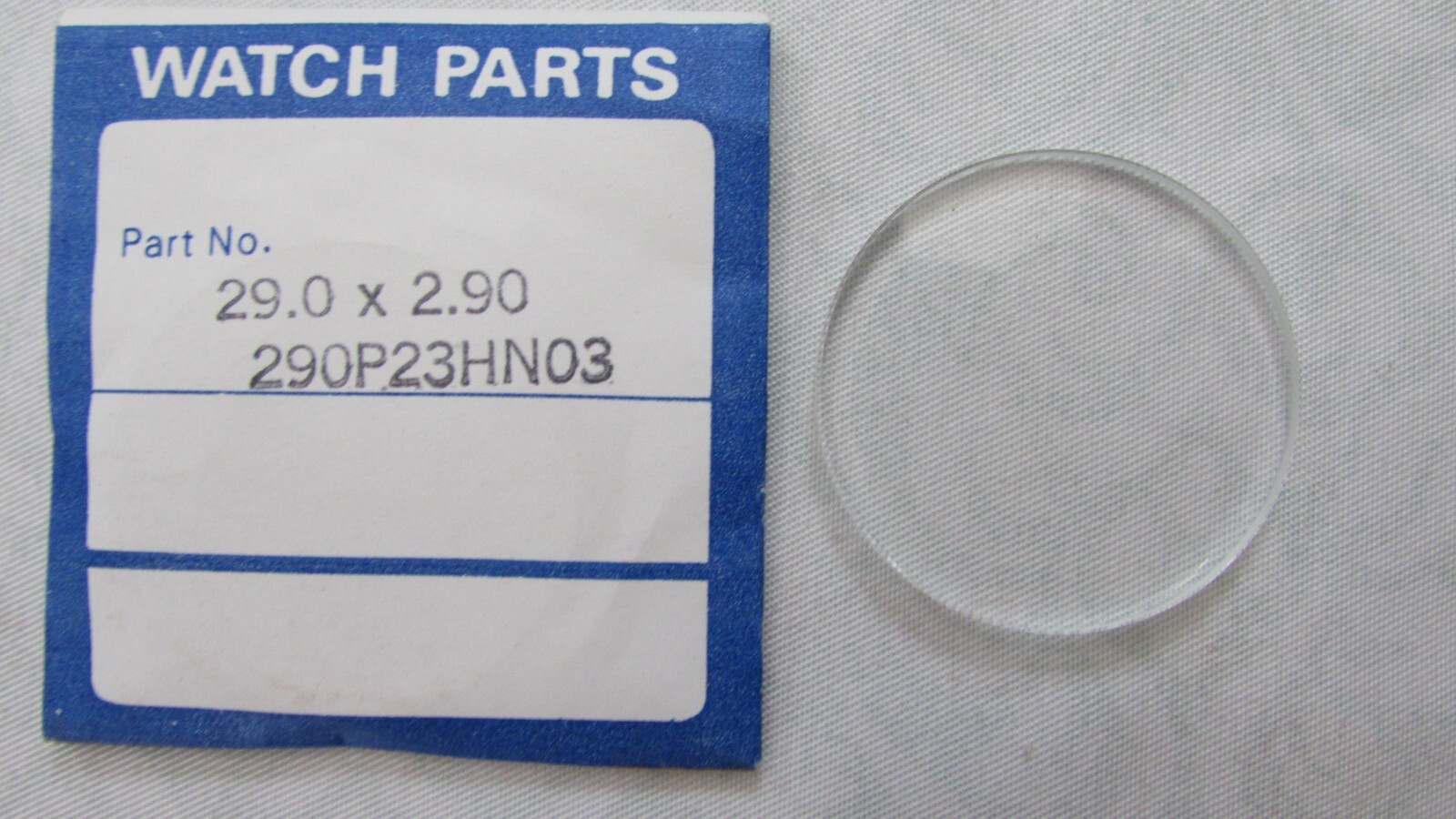 VINTAGE NOS WATCH CRYSTAL 290P23HN03 7S26-0160 & 0150 SEIKO WC2