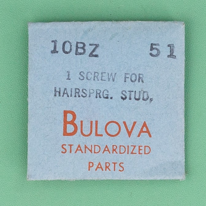 Gen Bulova Part 51 Hairspring Stud Screw 10BZ 10BZ 10BZAC 10BZAC 10BZACD 10BZACD
