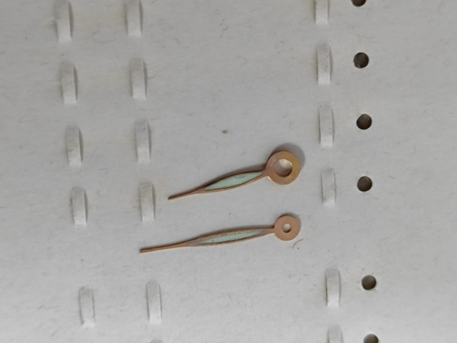 Original OMEGA Cal . 30 T2 265/266 /260 Part Set Hands 2hands NOS rare. .
