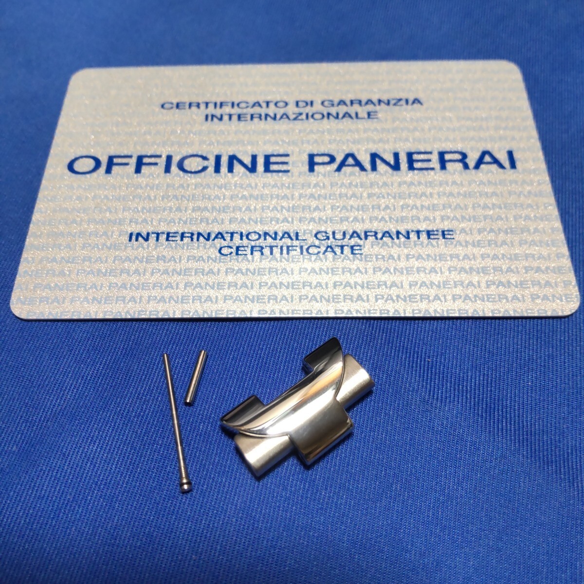 Genuine New PANERAI Watch Bracelet Link 20 mm SS Polished & Brushed Steel #484