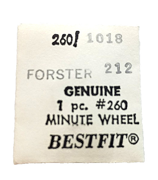 Forster 200 201 212 213 214 215 216 218 220 Minute Wheel watch part #260/1018