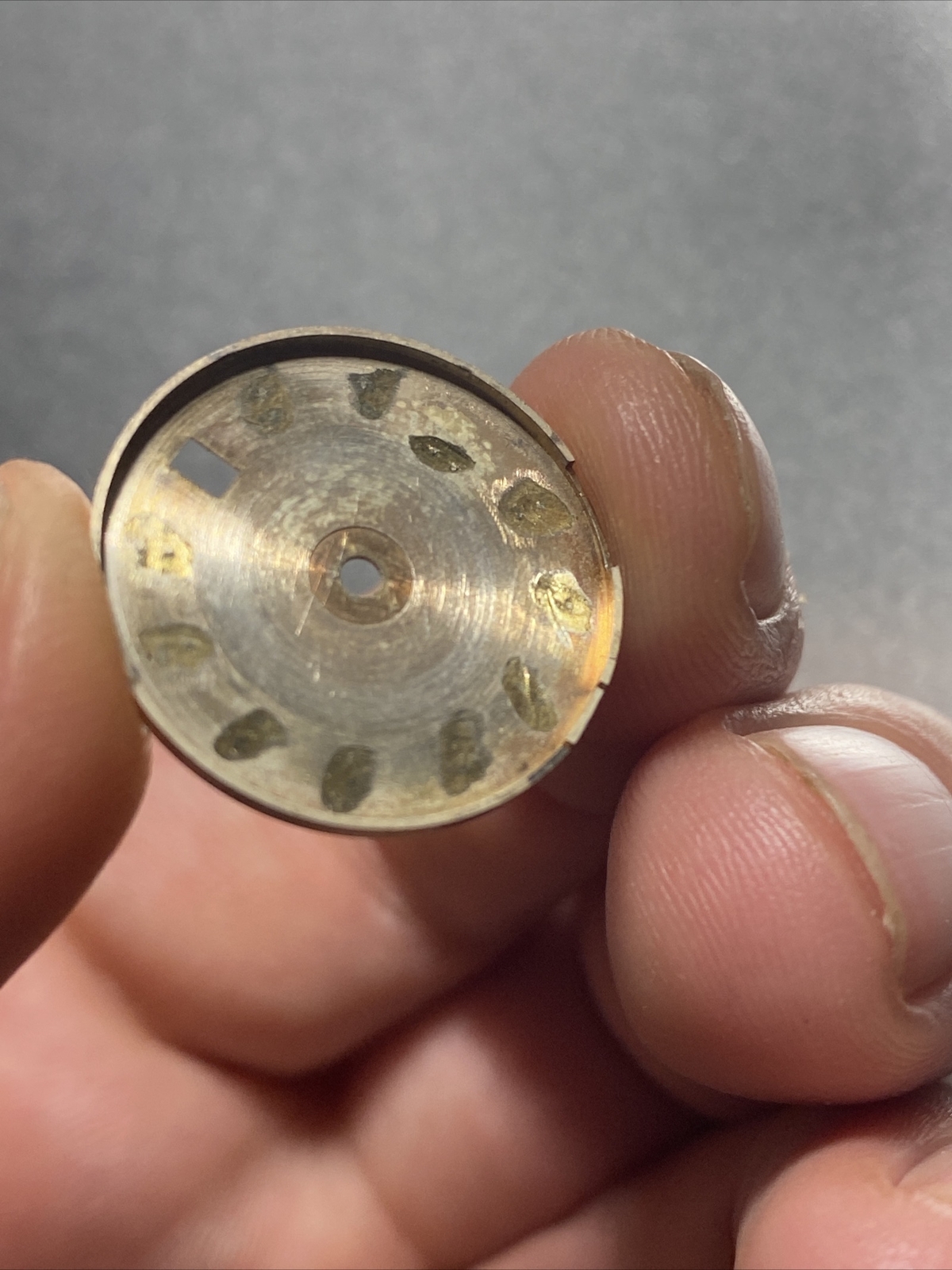Old Genuine Rolex Silver Dial Date For Cal 6917 6517 6916 6516 #E
