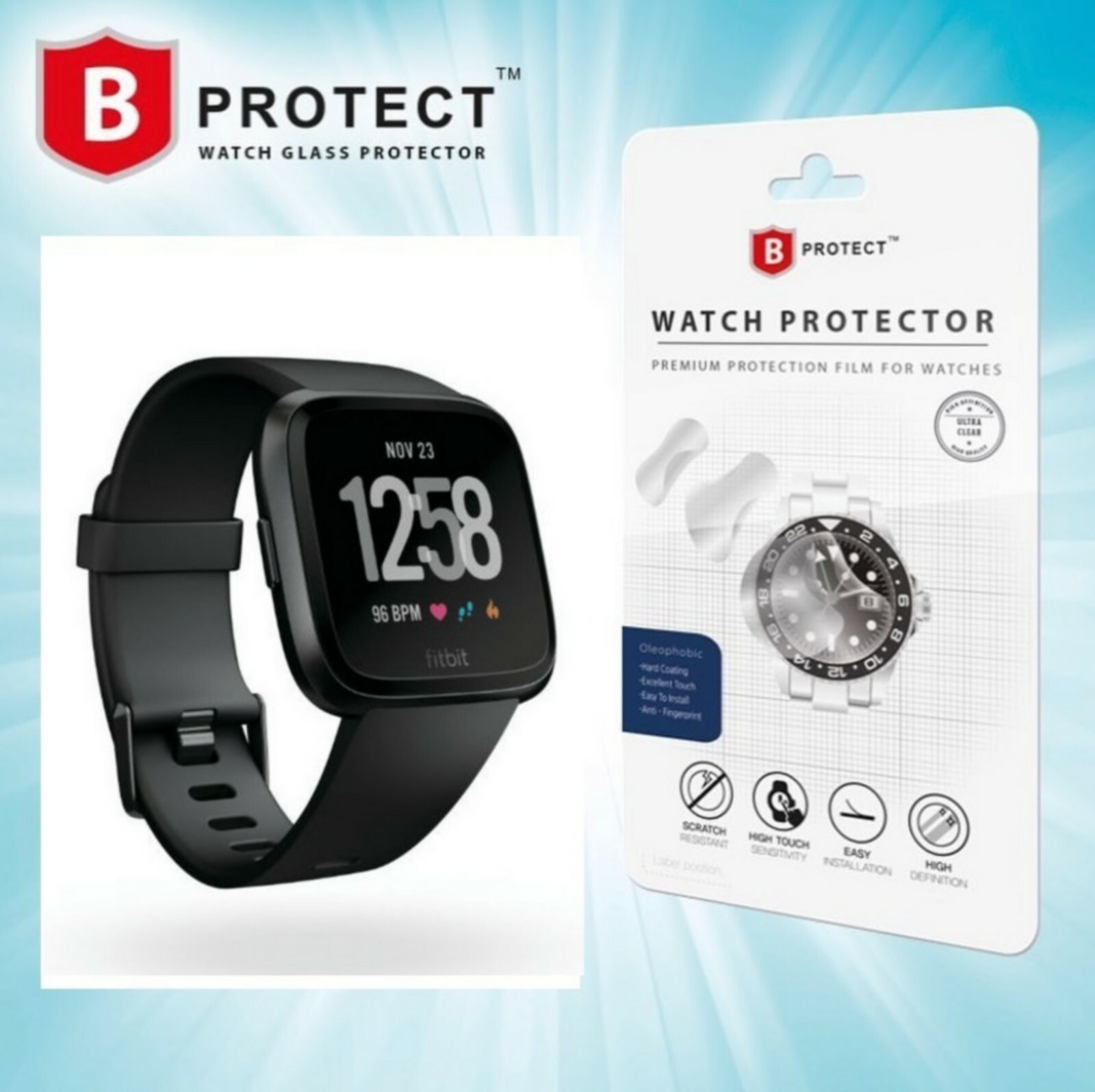 Watch Protection Fitbit Versa. B-PROTECT