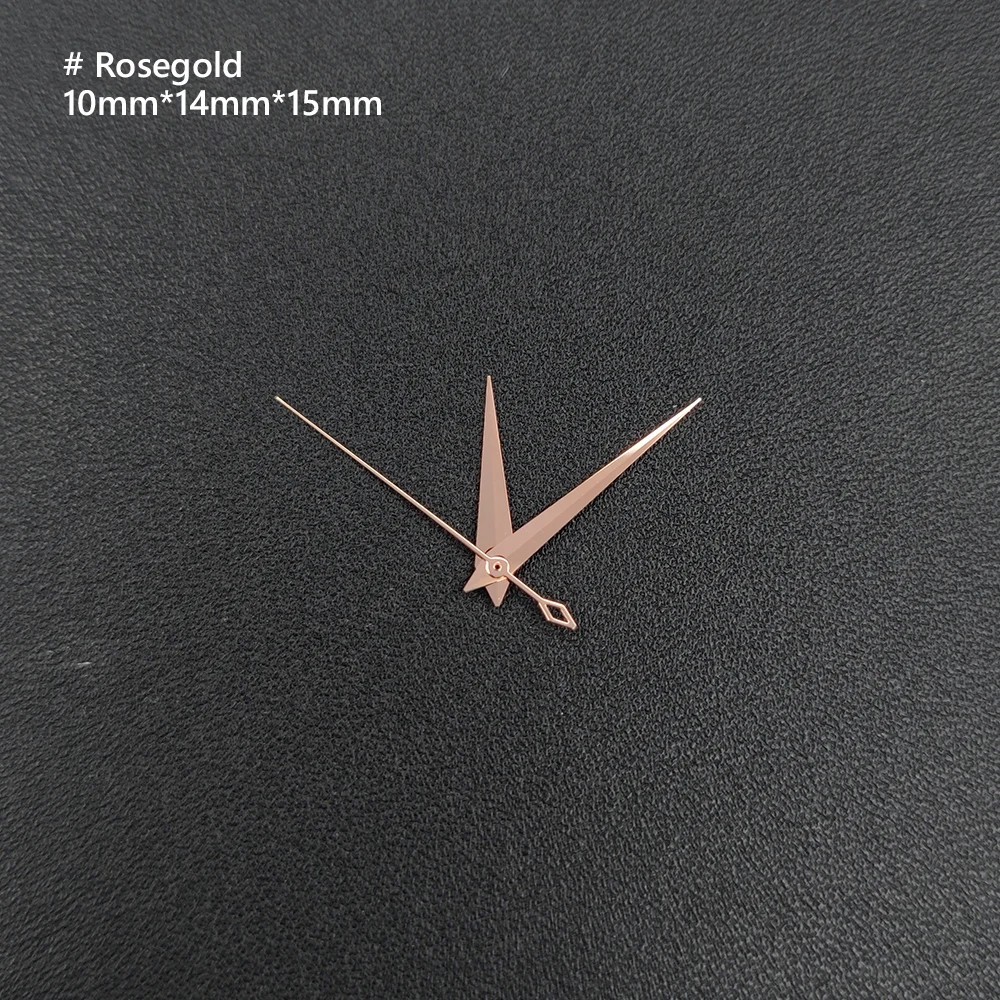 Mod NH35 Watch Hands Set 10*14*15mm Standard Presage Needles Silver/Rosegold
