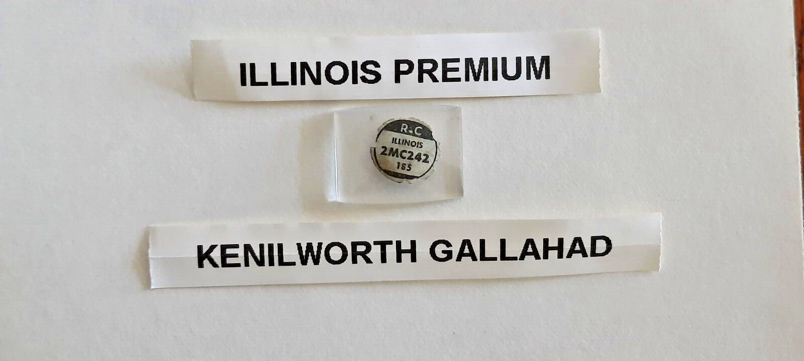 ILLINOIS GLASS WATCH CRYSTALS by model NAME or # (NOS) – vintage