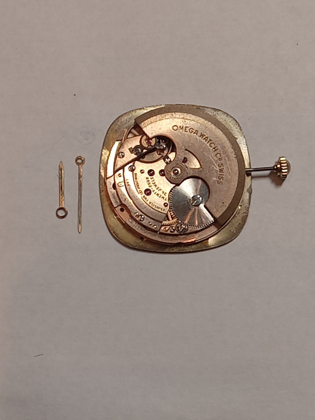 Omega Watch Movement Automatic Cal 711 Swiss 24 Jewels Mens