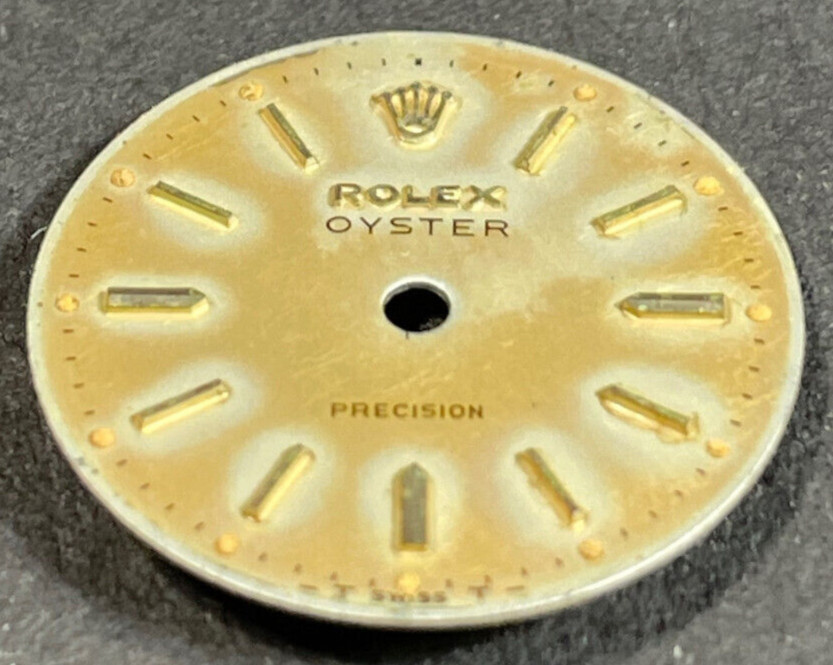 Vintage Rolex Oyster Precision Ladies Watch Dial For 6410 No Date
