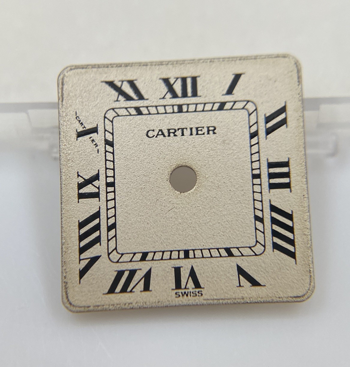 Original Cartier Santos Galbée WC20012C4 Ivory Roman Ladies Cal 157Dial VA100012