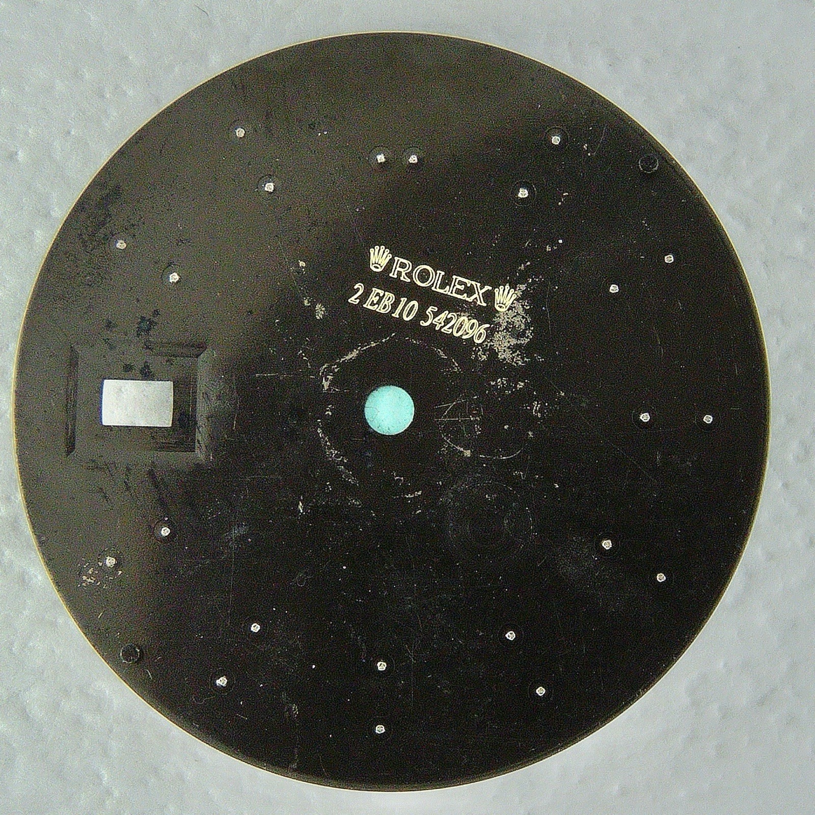 Rolex FACTORY Original Black Index Dial for 41mm Steel Datejust II 116300 116334