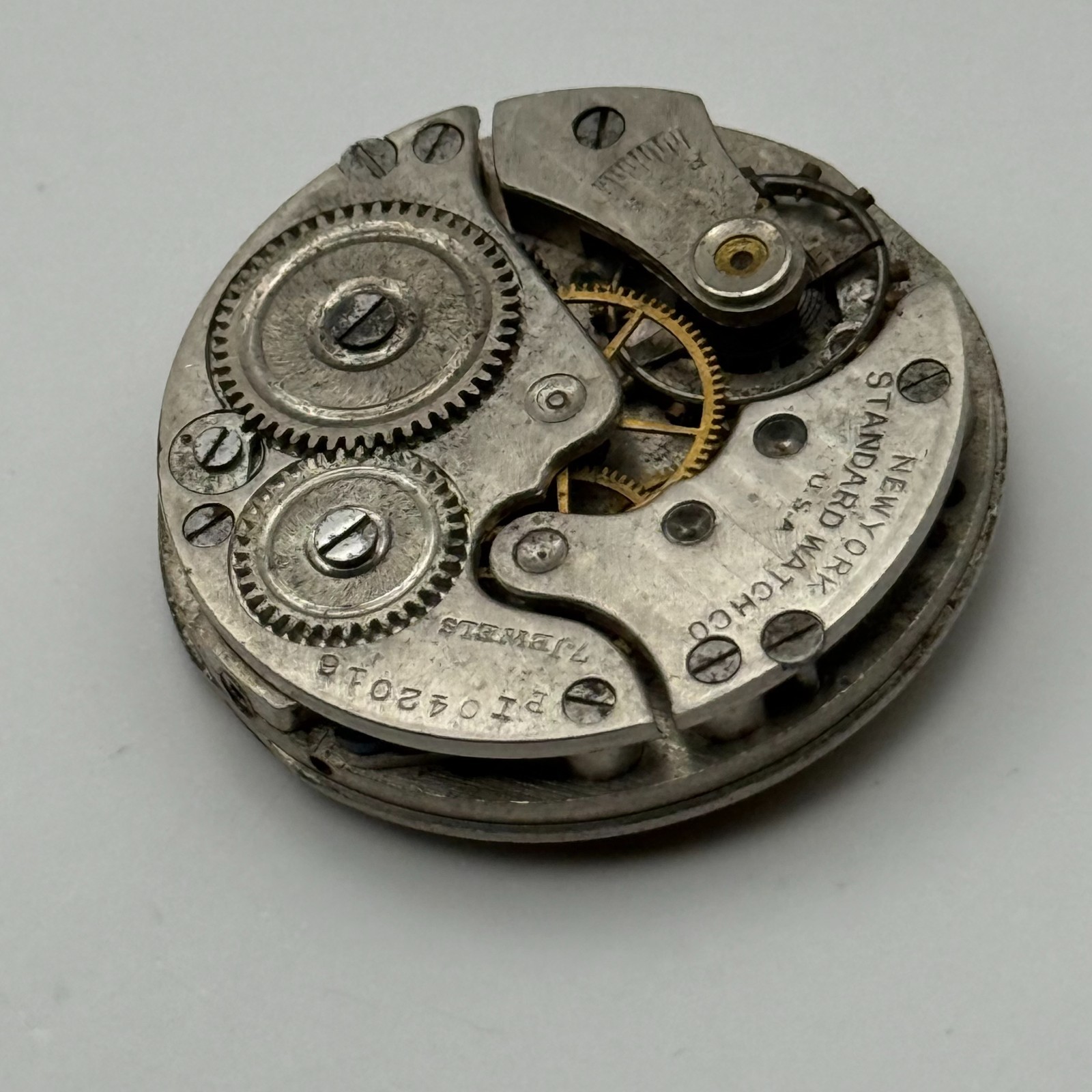 New York Standard Grade 306 Watch Movement Model BI American Antique 0s Parts
