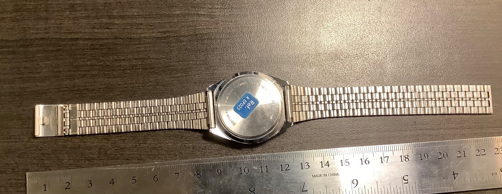 NOS STAINLESS WATCH CASE & BAND ONLY Y143-8020 FOR LORUS QUARTZ WATER RESISTANT